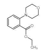 2-吗啉代苯甲酸乙酯结构式