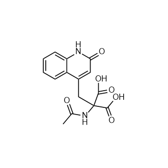 2-(乙酰氨基-2-((2-氧代-1,2-二氢喹啉-4-基)甲基)丙二酸图片