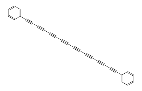 16-phenylhexadeca-1,3,5,7,9,11,13,15-octaynylbenzene Structure