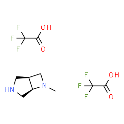 (1S,5R)-6-methyl-3,6-diazabicyclo[3.2.0]heptane; bis(trifluoroacetic acid) picture