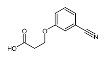 3-(3-CYANOPHENOXY)PROPIONIC ACID structure