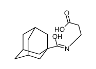 3-[(1-ADAMANTYLCARBONYL)AMINO]PROPANOIC ACID structure