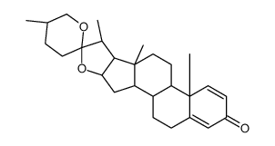 (25R)-Spirosta-1,4-dien-3-one Structure