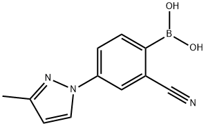 2-Cyano-4-(3-methyl-1H-pyrazol-1-yl)phenylboronic acid picture