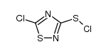 5-chloro-[1,2,4]thiadiazole-3-sulfenyl chloride Structure