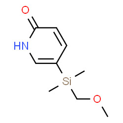 2(1H)-Pyridinone,5-[(methoxymethyl)dimethylsilyl]-(9CI) Structure