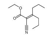 ethyl 2-cyano-3-propylhex-2-enoate Structure