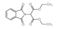 Propanedioic acid,2-(1,3-dihydro-1,3-dioxo-2H-isoindol-2-yl)-, 1,3-diethyl ester, ion(1-), sodium(1:1) structure