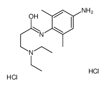 N-(4-amino-2,6-dimethylphenyl)-3-(diethylamino)propanamide,dihydrochloride结构式