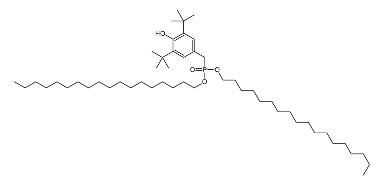 3,5-二叔丁基-4-羟基苄基磷酸双十八酯结构式