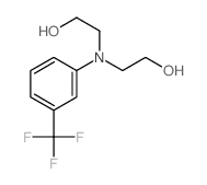 Ethanol,2,2'-[[3-(trifluoromethyl)phenyl]imino]bis- Structure