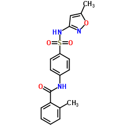 2-Methyl-N-{4-[(5-methyl-1,2-oxazol-3-yl)sulfamoyl]phenyl}benzamide结构式