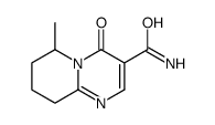 6,7,8,9-Tetrahydro-6-methyl-4-oxo-4H-pyrido[1,2-a]pyrimidine-3-carboxamide结构式