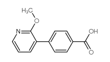 4-(2-Methoxypyridin-3-yl)benzoic acid structure