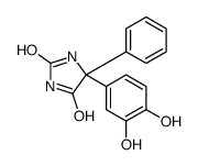 5-(3,4-dihydroxyphenyl)-5-phenylhydantoin结构式