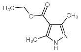 3,5-二甲基吡唑-4-甲酸乙酯结构式