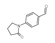 4-(2-Oxo-1-pyrrolidinyl)benzaldehyde Structure