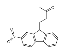 4-(2-nitro-9H-fluoren-9-yl)butan-2-one Structure