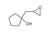 1-(oxiran-2-ylmethyl)cyclopentan-1-ol Structure