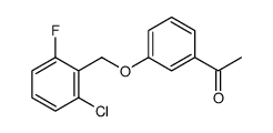 1-(3-((2-Chloro-6-fluorobenzyl)oxy)phenyl)ethan-1-one structure