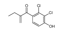 2,3-dichloro-4-(2-methylenebutyryl)-phenol Structure