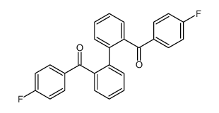 [2-[2-(4-fluorobenzoyl)phenyl]phenyl]-(4-fluorophenyl)methanone Structure