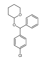 2-((4-chlorophenyl)(phenyl)methoxy)tetrahydro-2H-pyran Structure