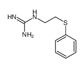 2-(2-phenylsulfanylethyl)guanidine Structure