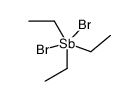 triethylantimony(V) dibromide Structure