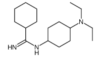 N'-[4-(diethylamino)cyclohexyl]cyclohexanecarboximidamide结构式