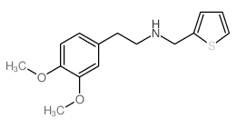 N-(2-(3,4-DIMETHOXYPHENYL)ETHYL)-N-(THIEN-2-YLMETHYL)AMINE Structure