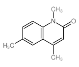 2(1H)-Quinolinone, 1,4,6-trimethyl- structure