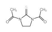 1-(3-acetyl-2-sulfanylidene-imidazolidin-1-yl)ethanone structure