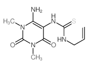 Thiourea,N-(6-amino-1,2,3,4-tetrahydro-1,3-dimethyl-2,4-dioxo-5-pyrimidinyl)-N'-2-propen-1-yl-结构式