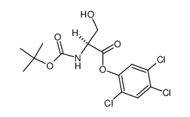 Boc-Ser-OTcp结构式