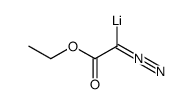 ethyl lithiodiazoacetate结构式