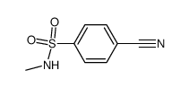 4-cyano-benzenesulfonic acid methylamide结构式