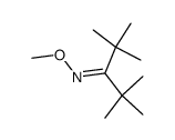 2,2,4,4-tetramethyl-pentan-3-one O-methyl-oxime结构式