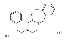 3-(2-phenylethyl)-2,4,4a,5,6,11-hexahydro-1H-pyrazino[1,2-b][2]benzazepine,dihydrochloride Structure