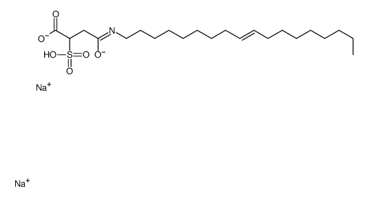 disodium (Z)-4-(9-octadecenylamino)-4-oxo-2(or 3)-sulphonatobutyrate Structure