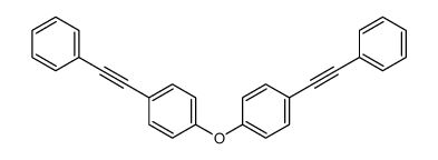 1-(2-phenylethynyl)-4-[4-(2-phenylethynyl)phenoxy]benzene Structure