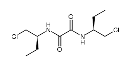 N,N'-bis-((S)-1-chloromethyl-propyl)-oxalamide Structure