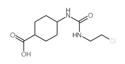 4-(2-chloroethylcarbamoylamino)cyclohexane-1-carboxylic acid Structure