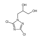 3-(3,5-dichloro-1,2,4-triazol-1-yl)propane-1,2-diol Structure