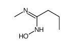 N-hydroxy-N'-methylbutanimidamide Structure