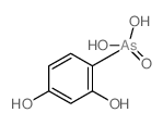 (2,4-dihydroxyphenyl)arsonic acid结构式