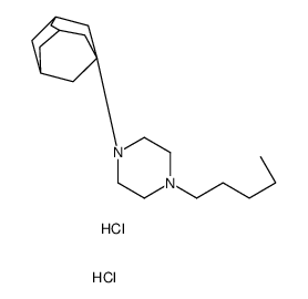 1-(1-adamantyl)-4-pentylpiperazine,dihydrochloride Structure