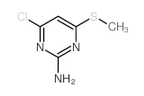 2-Pyrimidinamine,4-chloro-6-(methylthio)- Structure