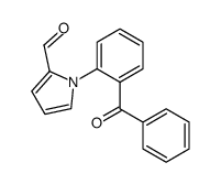 1-(2-benzoylphenyl)pyrrole-2-carbaldehyde结构式