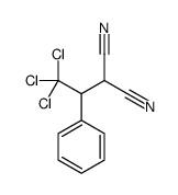 2-(2,2,2-trichloro-1-phenylethyl)propanedinitrile结构式